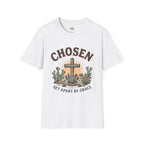 Chosen Cross T‑Shirt — "Chosen: Set Apart by Grace" Christian Tee