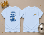 Gold Crown Pocket Tee — Minimal Royal Graphic T-Shirt