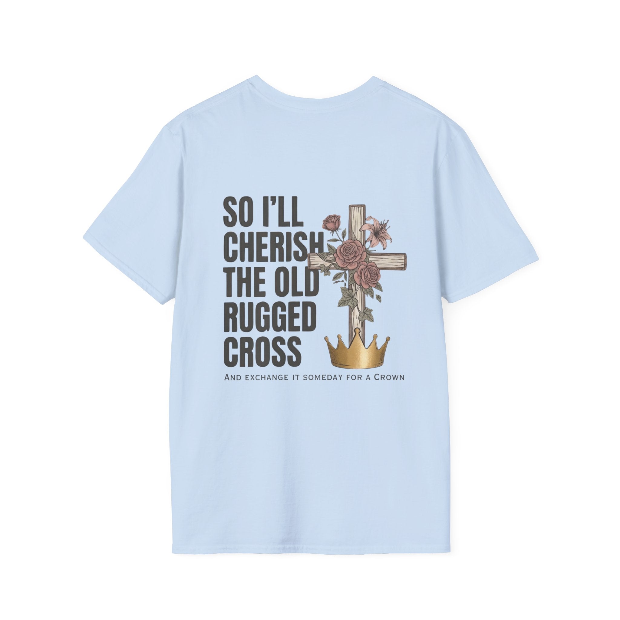 Old Rugged Crows T-Shirt — Floral Christian Faith Tee