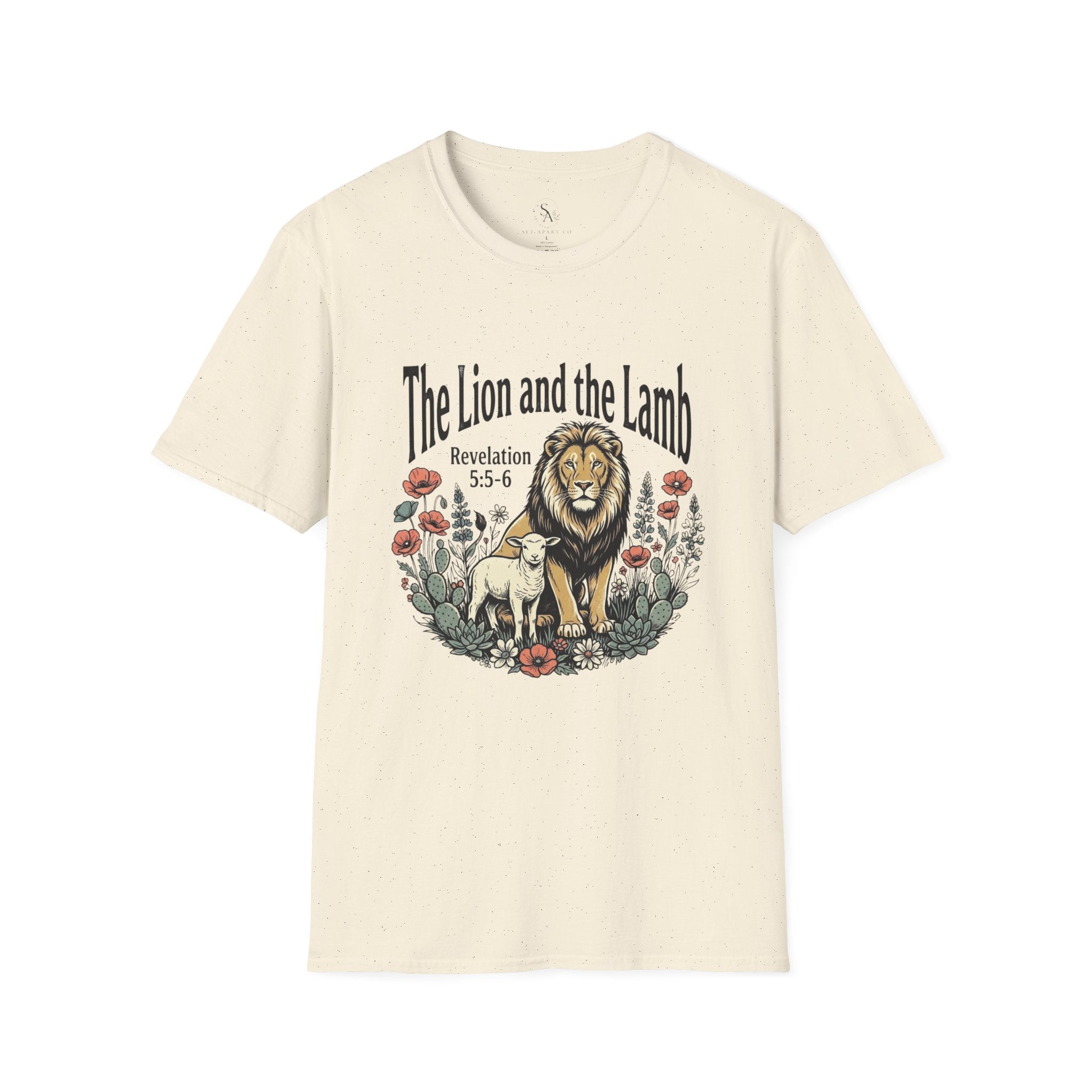 The Lion and the Lamb T-Shirt — Revelation 5:5-6 Faith Tee
