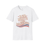 Patriotic "Red, White and Redeemed" T-Shirt