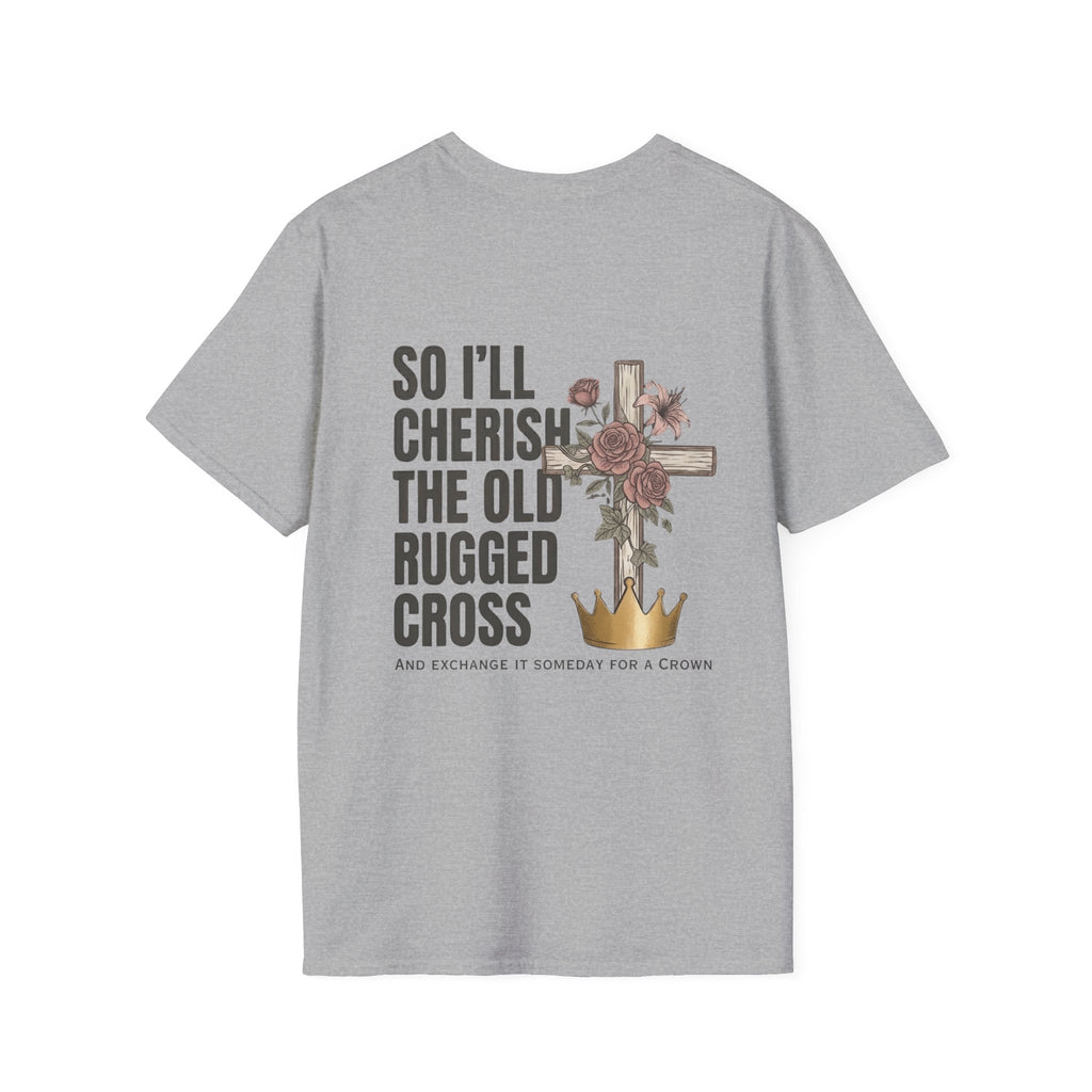 Old Rugged Crows T-Shirt — Floral Christian Faith Tee